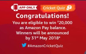 Cricket Quiz Week 2 April Today Answers