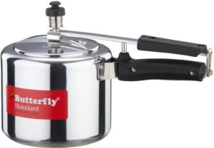 Flipkart - Buy Butterfly Standard 3 L Pressure Cooker  (Aluminium) at Rs 697 only