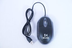 Amazon- Buy 1KLICK 220 3D Wired Optical Mouse (Black) at Rs 89