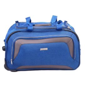 Amazon- Buy Aristocrat Polyester 67 cms Blue Travel Duffle at Rs 1929