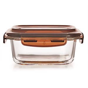 Amazon- Buy Cello Piedo Rectangle Glass Container with Lid, 340ml/7.1cm, Clear at Rs 260
