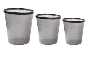Amazon- Buy Miamour 3 Piece Plastic Dustbin, Grey at Rs 314