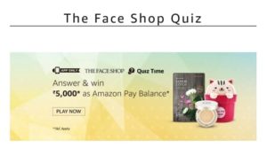 Amazon Face Quiz Answers