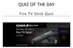 Amazon Fire Quiz TV