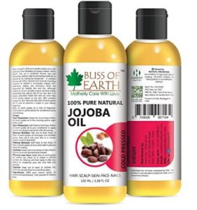 Bliss of Earth Pure Natural Jojoba Oil (100Ml) Coldpressed & Unrefined