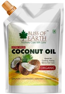 Bliss of Earth™ 100% Organic Virgin Coconut Oil | 250ML at rs.199