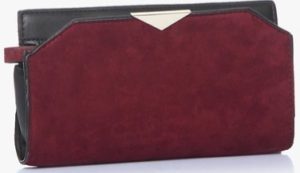 Dorothy Perkins Berry Triangle Bar Wristlet Clutch