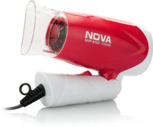 Flipkart- Buy Nova Silky Shine 1300 w Hot and cold Foldable NHP 8103 Hair Dryer at Rs 299
