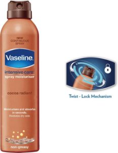 Flipkart- Buy Vaseline Intensive Care Cocoa Radiant Spray Moisturiser 