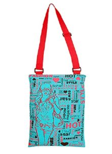 Kanvas Katha Women's Sling Bag (Aqua)