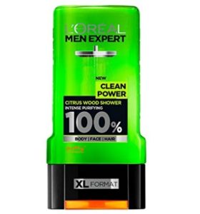 L'Oreal Paris Men Expert Clean Power Shower Gel, Citrus Wood, 300ml at rs.242