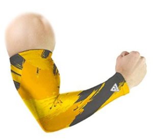 Le Gear Brushed Series Arm Sleeves (Shined Yellow, Free Size)