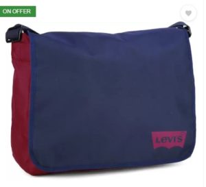 Levi's Messenger Bag (Blue) at rs.532