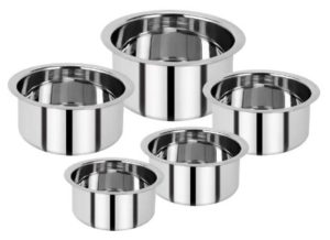 Millerhaus Steel Tope without Lid Pot 5700 ml at rs.349