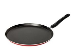 Nirlon Non-Stick Aluminium Tawa, 27.5cm, red at rs.218