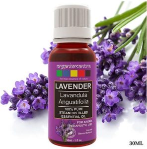 Organix Mantra Lavender Essential Oil Steam Distilled Natural, Pure And Organic (30Ml)