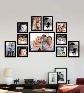 Pepperfry- Buy Classy Memory Timeline Black Wood Photo Frame at Rs 899