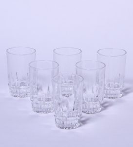 Pepperfry- Buy ROXX Exotic Glass Tumblers - Set of 6 at Rs 135