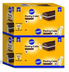 Pillsbury Pastry Cake, Chocolate, 2 x 12 Pack, 600g 