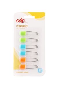 Rikang Safety Pin (6 Pieces, Multicolor)