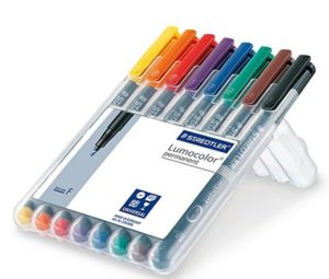 Staedtler Lumocolor 318 Fine 0.6MM Line Permanent Pen, 8 Shades at rs.369