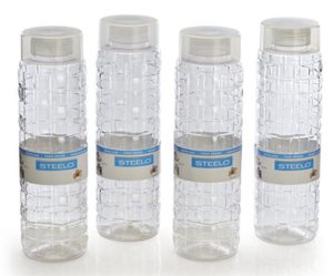 Steelo Solitare Premium Bottle Set, 1 Litre, Set of 4 at rs.203