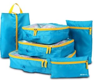 Travel Luggage Organizer, Packing Cubes Set, SGM Set of 6 at rs.399