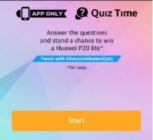 huawei p20 quiz answers