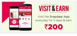 snapdeal app visit