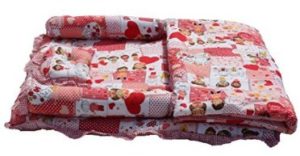 Amardeep and Co Baby Mattress with Quilt Collage (Red) - mt03-red-collage
