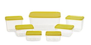 Amazon - Buy All Time Plastics Polka Container Set, 7-Pieces, Yellow at Rs 109 only