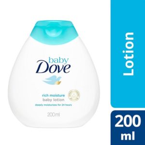 Amazon - Buy Baby Dove Baby Lotion Rich Moisture (200ml) at Rs. 75