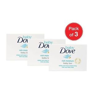 Amazon - Buy Baby Dove Rich Moisture Bathing Bar 75 g (Pack of 3) at Rs. 85
