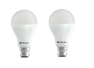 Amazon - Buy Bajaj Base B22 15-Watt Led Bulb (Pack Of 2, Cool Day Light) at Rs 280