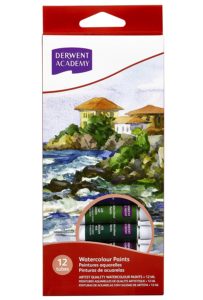 Amazon - Buy DERWENT Academy Watercolour Paints 12ml (Pack of 12) at Rs 318