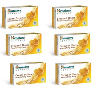 Amazon - Buy Himalaya Herbals Honey and Cream Bathing Bar, 125g (Pack of 6) at Rs. 155