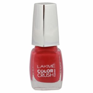 Amazon - Buy Lakme True Wear Color Crush Nail Color, Reds 22, 9 ml at Rs 98
