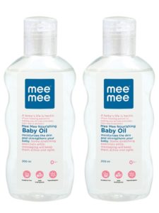 Amazon - Buy Mee Mee Nourishing Baby Oil with Fruit Extracts, 200ml (Pack of 2) at Rs. 366