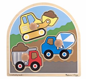 Amazon- Buy Melissa & Doug Construction Site Jumbo Knob Puzzle at Rs 199