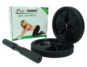 Amazon - Buy Protoner EXWHEEL Plastic Double Exercise Wheel with Knee Mat  at Rs 214 only
