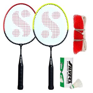 Amazon - Buy Silver's KIDS SIL-PEDAL COMBO-6 Aluminum Badminton Set at Rs 299 only
