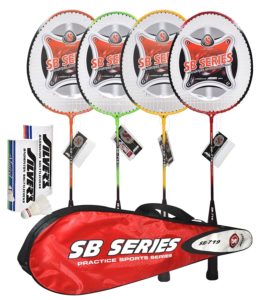 Amazon - Buy Silver's SB 719 Combo 2 Badminton Racquet at Rs 449 only
