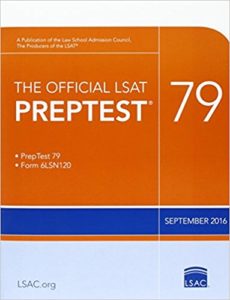 Amazon - Buy The Official LSAT Preptest September 2016 79 Paperback – 1 Nov 2016 at Rs 88 only