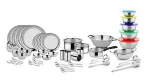 Classic Essentials Stainless Steel Dinnerware Set