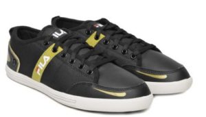 FILA Men Black Solid Destroy IV Sneakers