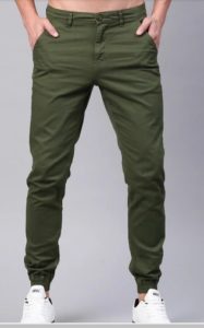 HRX by Hrithik Roshan Olive Solid Slim Fit Joggers