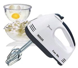 Inalsa Easy Mix 200-Watt Hand Mixer with 7 Speed 