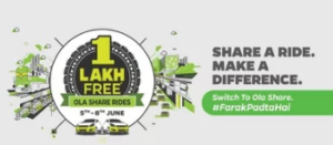 Ola Cabs World Environment Day Offer