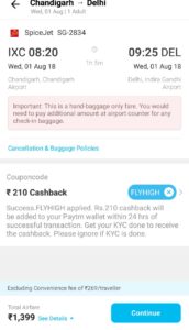 Paytm FLYHIGH Offer - Get 15% Cashback upto Rs 1000 on Flight Bookings