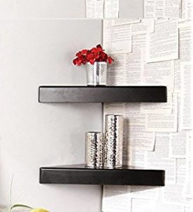 Pepperfry - Buy Corner Wall Shelf in Black Finish by Home Sparkle at Rs 169 only